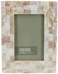 MOP chips tiled design photo frame