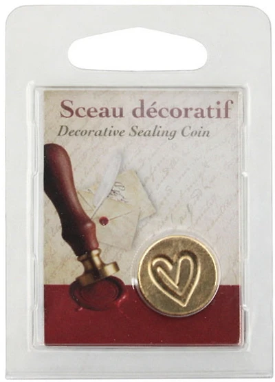 Sceau décoratif coeur