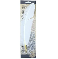 Plume d'oie pour calligraphie - Blanc