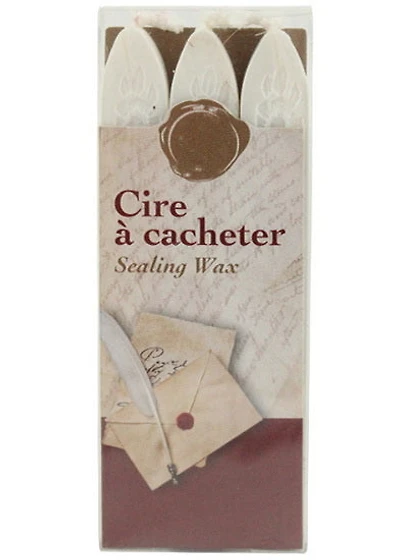 Ens. 3 bâtons de cire - perle