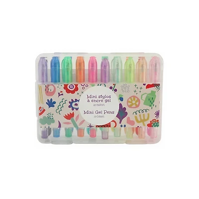 Set of 20 Mini Gel Pens – Assorted Colors