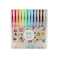 Set of 12 Gel Pens – Glitter