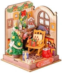 Mini maison à bricoler - Salon de Noël
