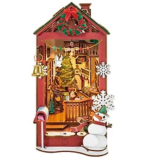 Mini maison à bricoler - Scène festive