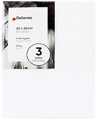 Ens. 3 toiles régulière 9 x 12 PO 370g/13oz