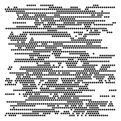 Pochoir points- 6x6po