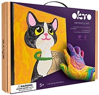 Coloring With Clay By Numbers - Cat