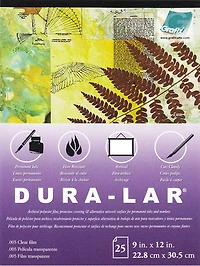 Dura-Lar Ultra Clear Glossy Sheet Pad 9x12in (25)