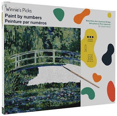 Peinture à numéros - Nénuphars et pont japonais - Monet