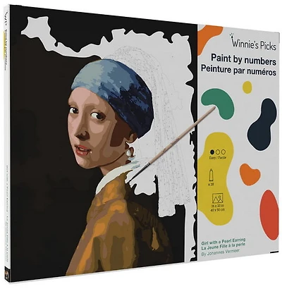 Peinture à numéros - La jeune fille à la perle - Vermeer