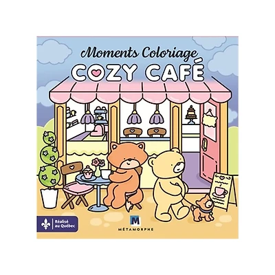 Moments coloriages : cozy café (French Ed.)