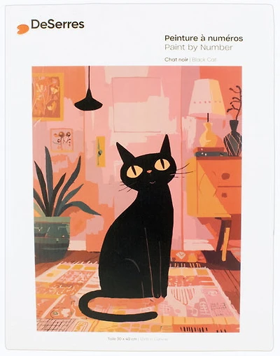 Peinture à numéros Chat noir