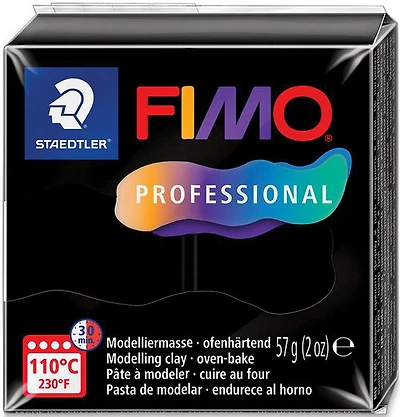 FIMO® Professional Modelling Clay - BLACK