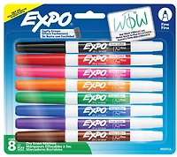 Ens. 8 marqueurs effaçables à sec