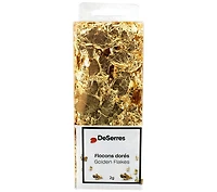 Flocons de métal imitation or