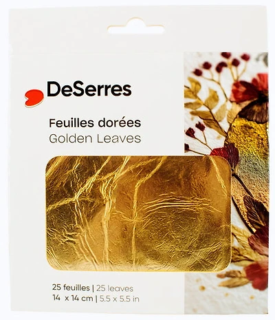 Metal Sheets - Imitation Gold 25pcs