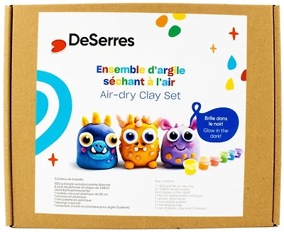 Ens. création pâte à modeler luminescente