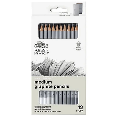 Boîte de 12 crayons graphite moyens
