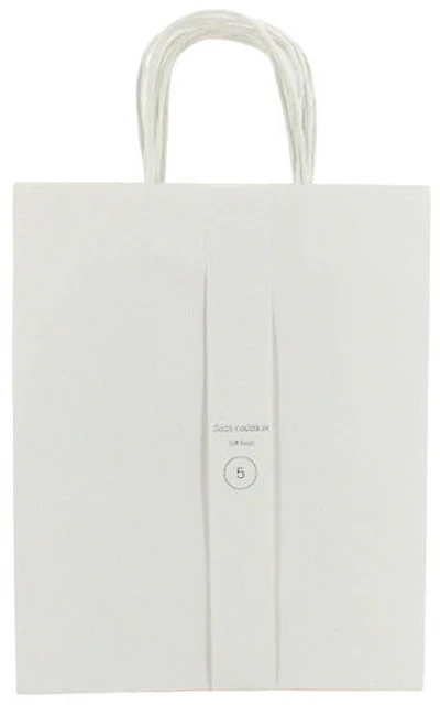 Ens. 5 sacs moyens kraft blanc