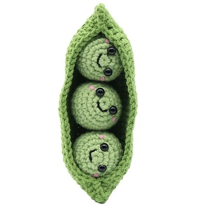 Peas In A Pod DIY Crochet Key Ring Kit