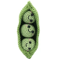 Peas In A Pod DIY Crochet Key Ring Kit