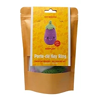 DIY Crochet Key Ring Kit – Eggplant