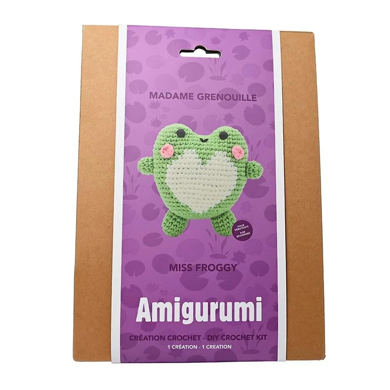 Kit diy crochet – petite grenouille