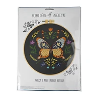 Embroidery Kit – Midnight Butterfly