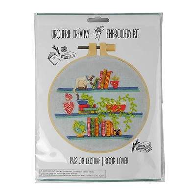 Embroidery Kit – Book Lover
