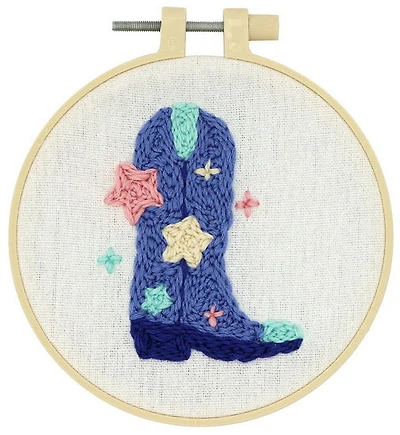 Ens. punch needle mini cowboy