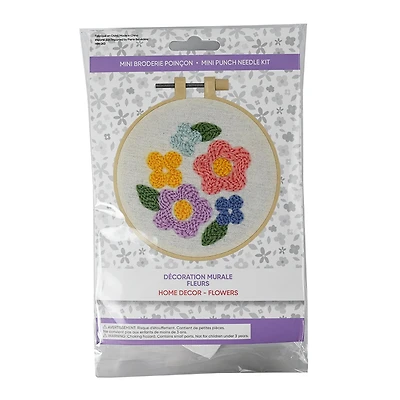 Mini Punch Needle Kit – Flower