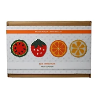 Kit sous-verres punch needle – fruit