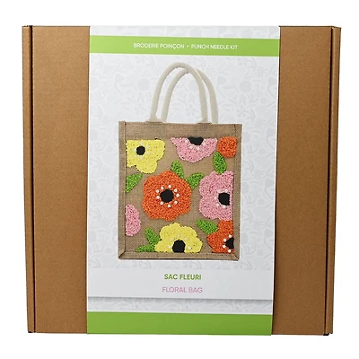 Punch Needle Bag – Floral Design