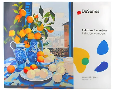 Peinture à numéros Citrons