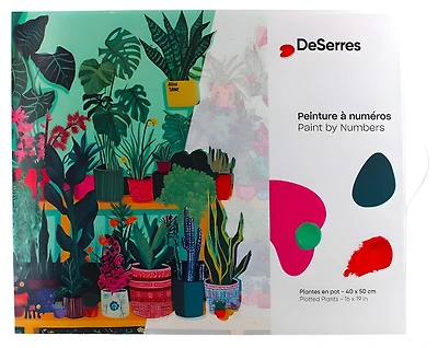 Peinture à numéros Plantes en pot