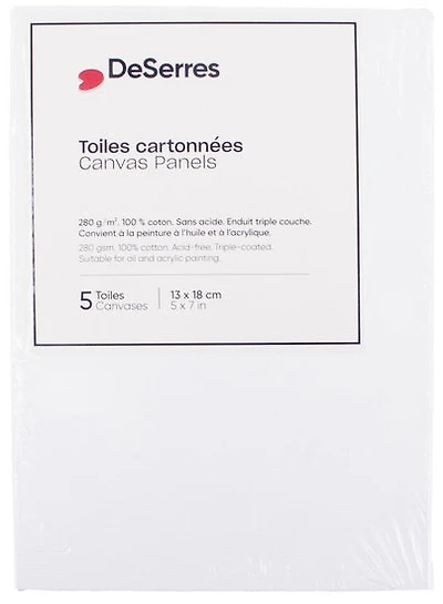 Canvas Board 5x7in - 5pcs