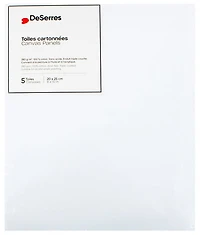 Ens.5 toiles cartonnées 8x10po