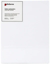 Ens.5 toiles cartonnées 9x12po