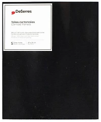 Ens.5 toiles cartonnées noires 8x10po
