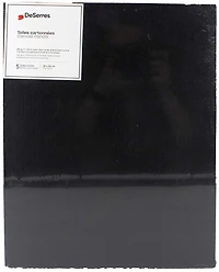 Ens.5 toiles cartonnées noires 11x14po