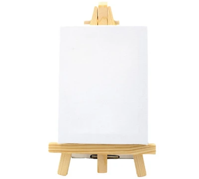 Mini chevalet avec toile 2AS