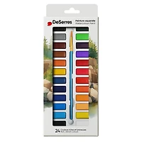 Watercolor Set – 24 Half-Pans