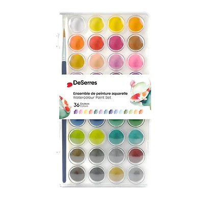 Watercolor Set – 36 Colors