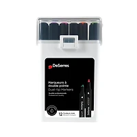 Set of Dual-Tip Alcohol Markers – Plastic Case