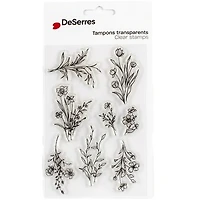 Étampes transparentes - Floral
