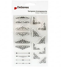 Étampes transparentes - Fioritures