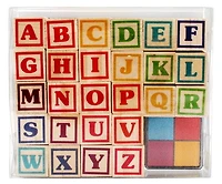 Wood Stamp Set - Alphabet 26pcs