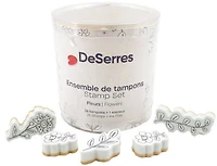 Ens. Tampons mousse - Floral