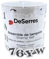 Foam Stamp Set - Alphabet And Numbers