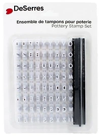 Tampons pour poterie - Lettres et chiffres